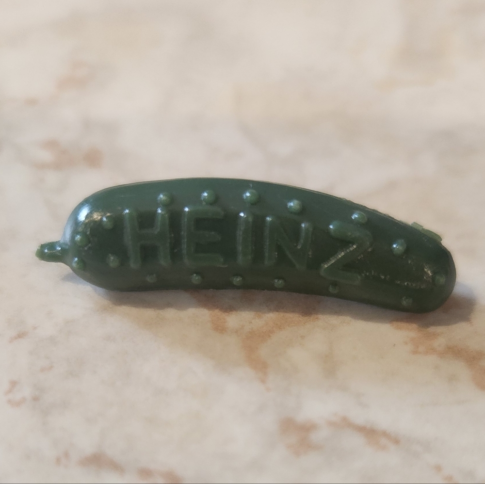 Heinz Green Pickle Vintage Pin